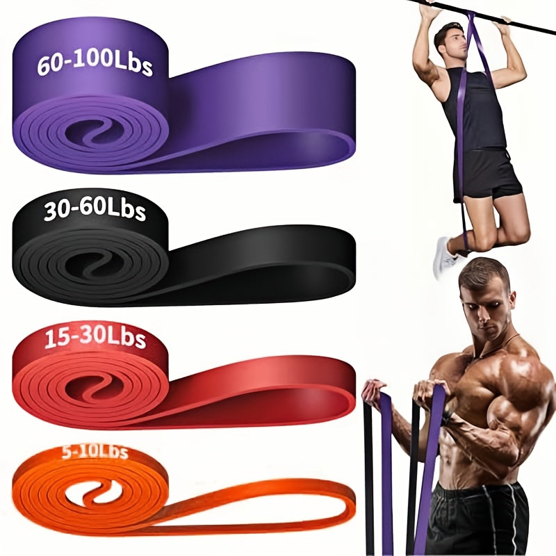 5-230 pound stackable resistance strap, pull up strap, exercise strap, suitable for exercise, pull up assist strap, medium tension level, made of TPE, suitable for men and women, used for body extension and muscle training. G